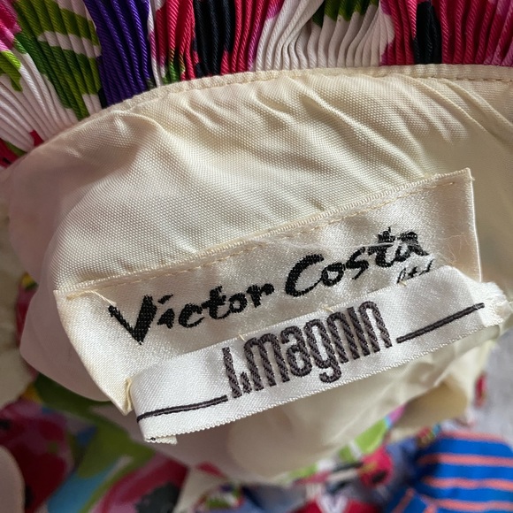 Vintage floral mini dress with ruffle trim - so cute! - Picture 6 of 6